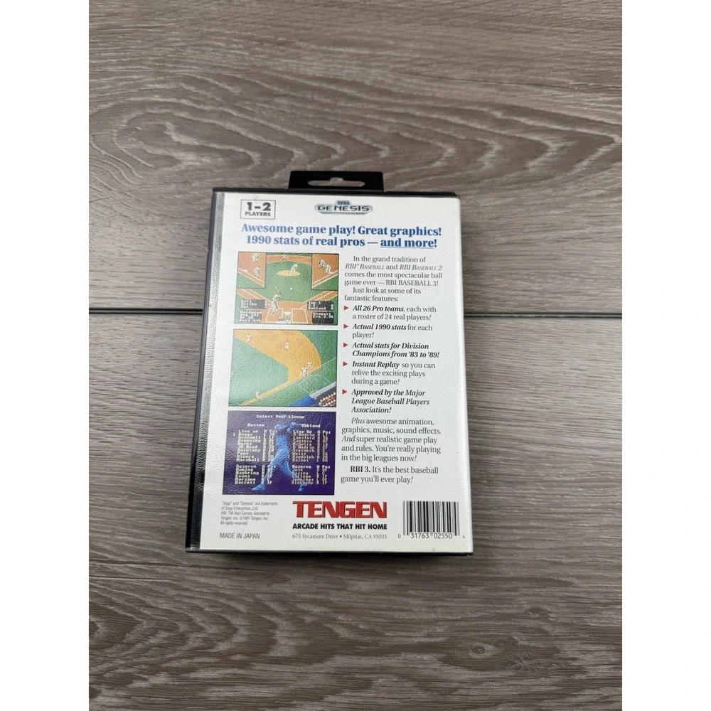 R.B.I. Baseball 3 CIB (Sega Genesis, 1991)